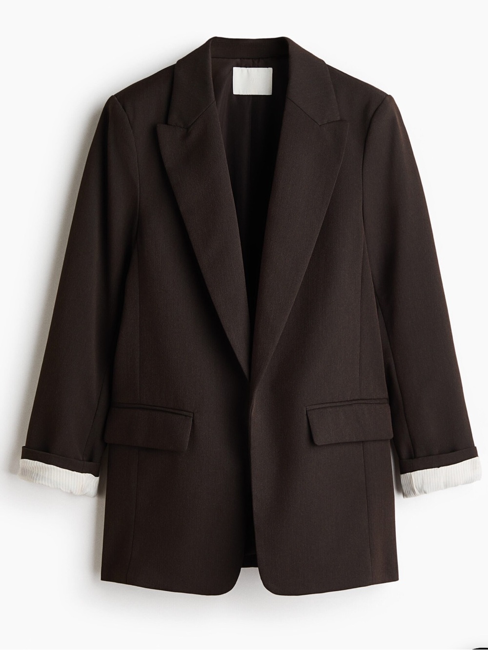 H&M Dark Brown Women's Oversized Blazer